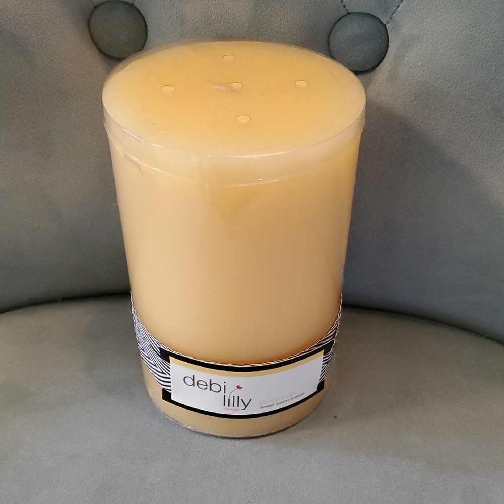 Cream Pillar Candle - Sweet Warm Breeze Home Accent